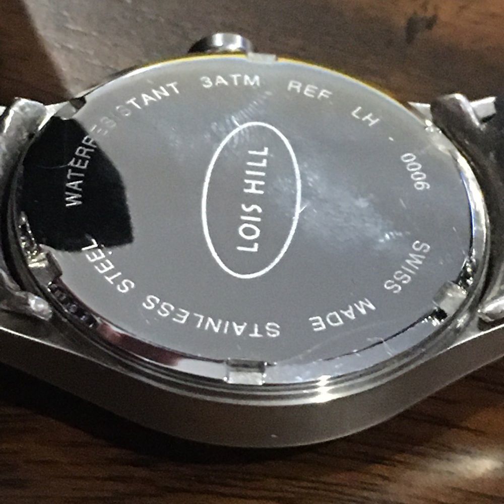 LOIS HILL Sterling Silver Watch Blue Face - Picture 11 of 13